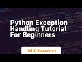 python exception handling tutorial for beginners
