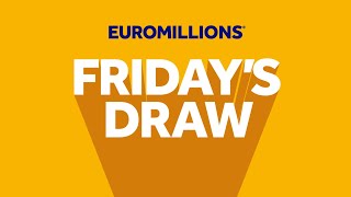 The National Lottery EuroMillions draw results from Friday 26 January 2024