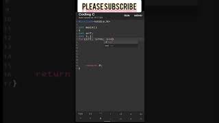 c programming basic pattern tutorial ll the c language #shorts #youtubeshorts