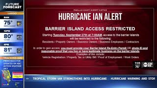 Mandatory evacuation orders for Zones B and C in Pinellas County officially in effect