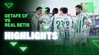 Resumen del partido Getafe CF - Real Betis | HIGHLIGHTS | Real BETIS Balompié