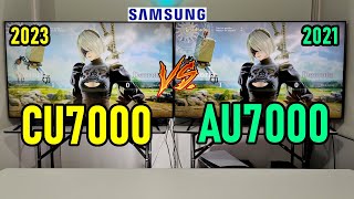 SAMSUNG CU7000 vs AU7000: Smart TVs 4K Crystal / ¿Cuál deberías comprar?