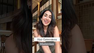 Nish Hair Extensions Masterclass by Parul Gulati in Mumbai ONLY! #nishhair #shorts #hairextensions