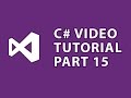 C# Tutorial 15 LINQ Tutorial C# Tutorial 15 LINQ Tutorial