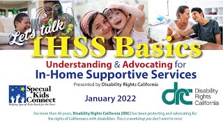 IHSS Basic Information Workshop - English