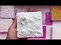 ASMR Shorts | Squeaky Cornstarch powder on Reformed Block #zinniaasmr | link in Description