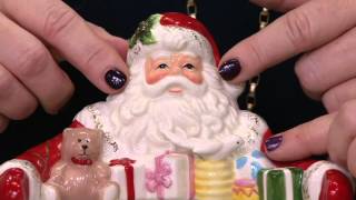 Spode Christmas Tree Figural Santa Bowl on QVC