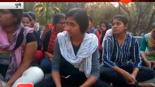 Pune Univercity English Department Students Hunger Strike