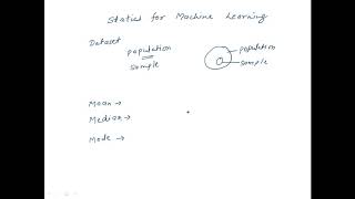 Statics for Machine Learning(Mean,Median,Mode) Python
