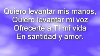 Quiero levantar mis manos - Letra