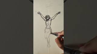 THE PASSION OF THE CHRIST DRAWING #shorts