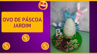 Ovo de Páscoa Decoração Jardim: Passo a Passo Completo! 🐰✨