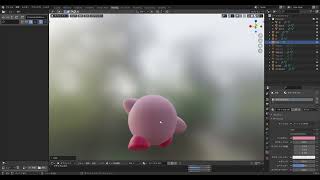 星のカービィ★-blender　#shorts