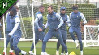 In-form Harry Kane, Heung-min Son and Gareth Bale train ahead of LASK | Spurs v LASK | Europa League