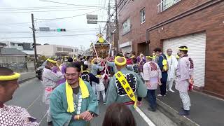 茅ヶ崎南湖　下町住吉神社　神輿渡御