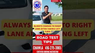 Road Test Tips - Tip no. 11  to Pass G or G2 Road Test - Driving Test Tips Ontario