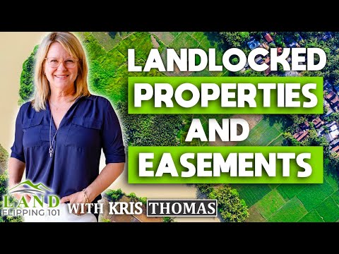 What does it mean when a property is landlocked?