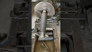Mastering the Art of Spring Turning on a Lathe #shorts #viral #metalworking
