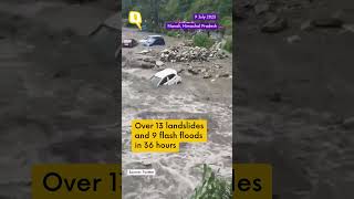 Nine Killed in Landslides and Flash Floods After Heavy Rain in Himachal Pradesh | #shorts