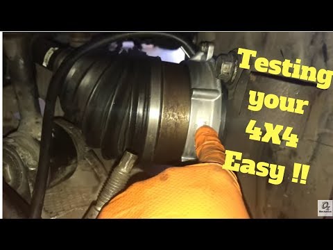 DIY How to test 4WD vacuum actuator DIY How to test 4WD vacuum actuator