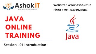 Core Java | Session - 01 | Ashok IT