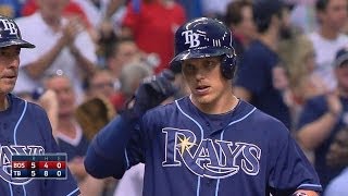 BOS@TB: Guyer leads Rays to win with four-hit game