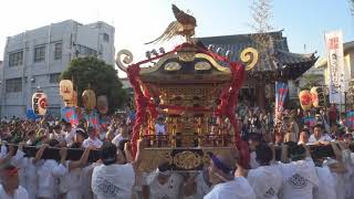 平成30年　荒川区南千住＜素盞雄神社＞天王祭【熱気】本社神輿奉還＝御旅所（原稲荷）