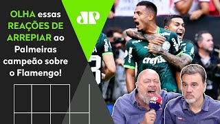 "EU TÔ ARREPIAAADO!" OLHA as REAÇÕES ao Palmeiras CAMPEÃO sobre o Flamengo na Supercopa!