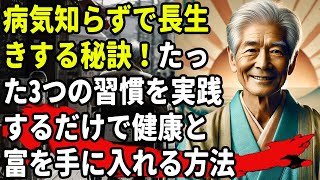 老後の生活|これを知らないと損！健康と富を同時に引き寄せる3つの生活習慣で長寿を叶えよう |病気知らずで長生きする秘訣！たった3つの習慣を実践するだけで健康と富を手に入れる方法#老後世代の余裕