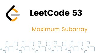 Maximum Subarray - Sliding Window Technique - LeetCode 53