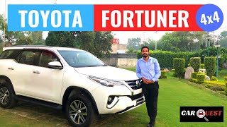 2019 Toyota Fortuner 4X4 MT Variant Full Detailed Review | Toyota fortuner India | CarQuest