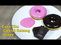 cara melelehkan coklat batang dan glaze - untuk toping Donat