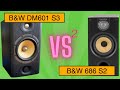 B&W 686 S2 vs B&W DM601 S3 -Audio test, Sound Demo