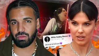 DRAKE'S WEIRD RELATIONSHIP with MILLIE BOBBY BROWN (SHE WAS ONLY 13 YEARS OLD)