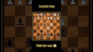 Levente Trap🤯Chess !#shorts #trendingshorts #trap #chess #learnchesstrapin30seconds #views#shortfeed