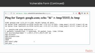 Binary Exploits with Python : Ping Form (with Challenge) | packtpub.com