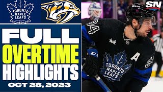 Toronto Maple Leafs at Nashville Predators | FULL Overtime Highlights