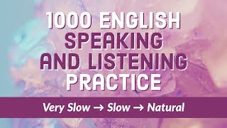 1000 ESL/EFL Speaking and Listening Practice - Learn English every day!