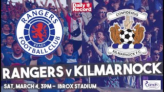 Rangers v Kilmarnock TV and live stream details plus team news for Scottish Premiership match