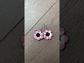 My#First#Flower#Cane#Pink#White#Subscribe#Vibe#Summer#earrings#Clay#Handmade#Sassy#Cute#Light