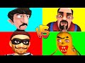 Scary Robber VS Scary Stranger 3D VS Sinister Sausage VS Robbery Clash Thief Pranks - Android, iOS