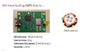 MobiCom 2020 - Hummingbird: Energy Efficient GPS Receiver for Small Satellites