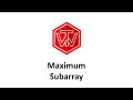 Maximum Subarray | LeetCode 53 | Coding Interview Tutorial
