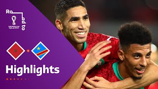 Morocco v Congo DR | FIFA World Cup Qatar 2022 Qualifier | Match Highlights