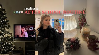 REALISTIC AFTER SCHOOL ROUTINE!! *vlogmas 10 💐💓🧁🛍️