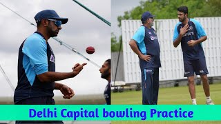 Delhi Capital bowling Practice UAE 2021 | Ravichandran Ashwin
