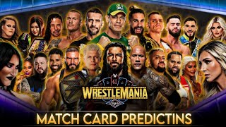 WWE WrestleMania 41 | Match Card Predictions [v3]