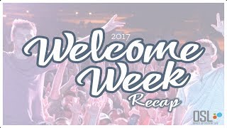 Welcome Week 2017 Recap