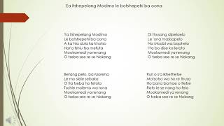 Difela Tsa Sione Hymn 17 Ea Itshepelang Modimo Le Botshepehi Ba Oona -    Paul Mofokeng