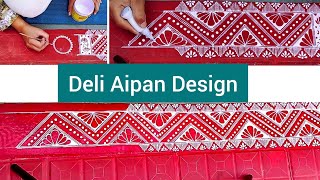 Dehli Aipan Design || Simple Doorstep Aipan Design || Aipan Art || Uttarakhand || - Kavita Pandey